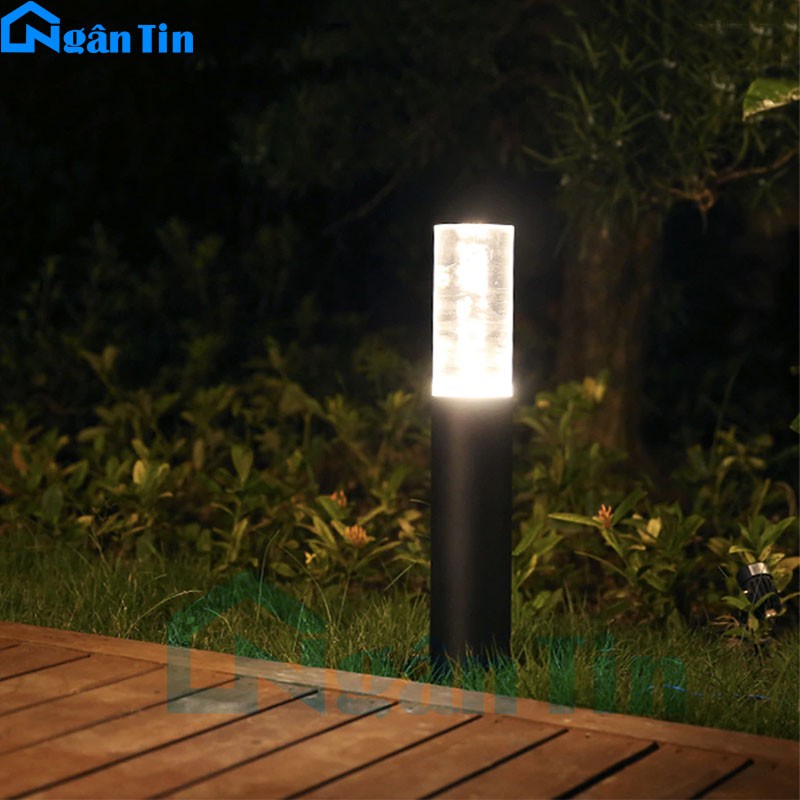 Đèn trụ sân vườn ngoài trời chống nước cao 30Cm Led 5W 220V SV2710 Ngân Tin