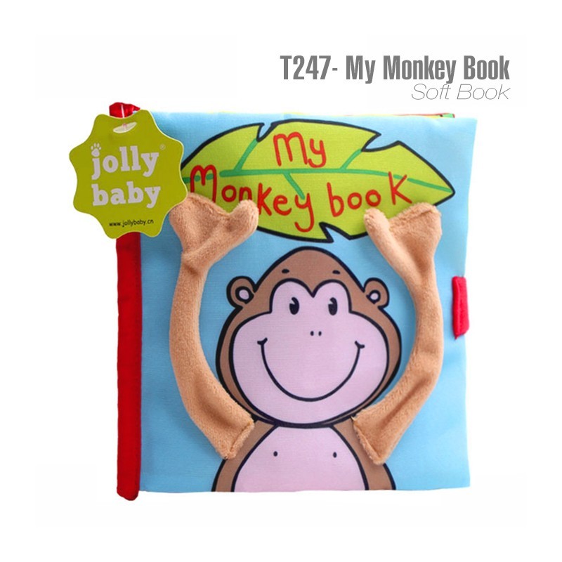 Sách vải My Monkey Book