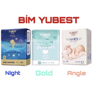 Bỉm/tã quần dán YUBEST Angle và Night đủ size S90/M84/L78/XL72/XXL66