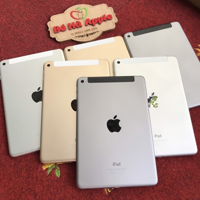 Máy Tính Bảng iPad Mini 4 (4G Wifi) 64Gb/32Gb/16Gb -  Zin Đẹp Như Mới Like New - Ram 2Gb /Chip A8 2X /Màn đẹp Siêu Nhẹ | BigBuy360 - bigbuy360.vn