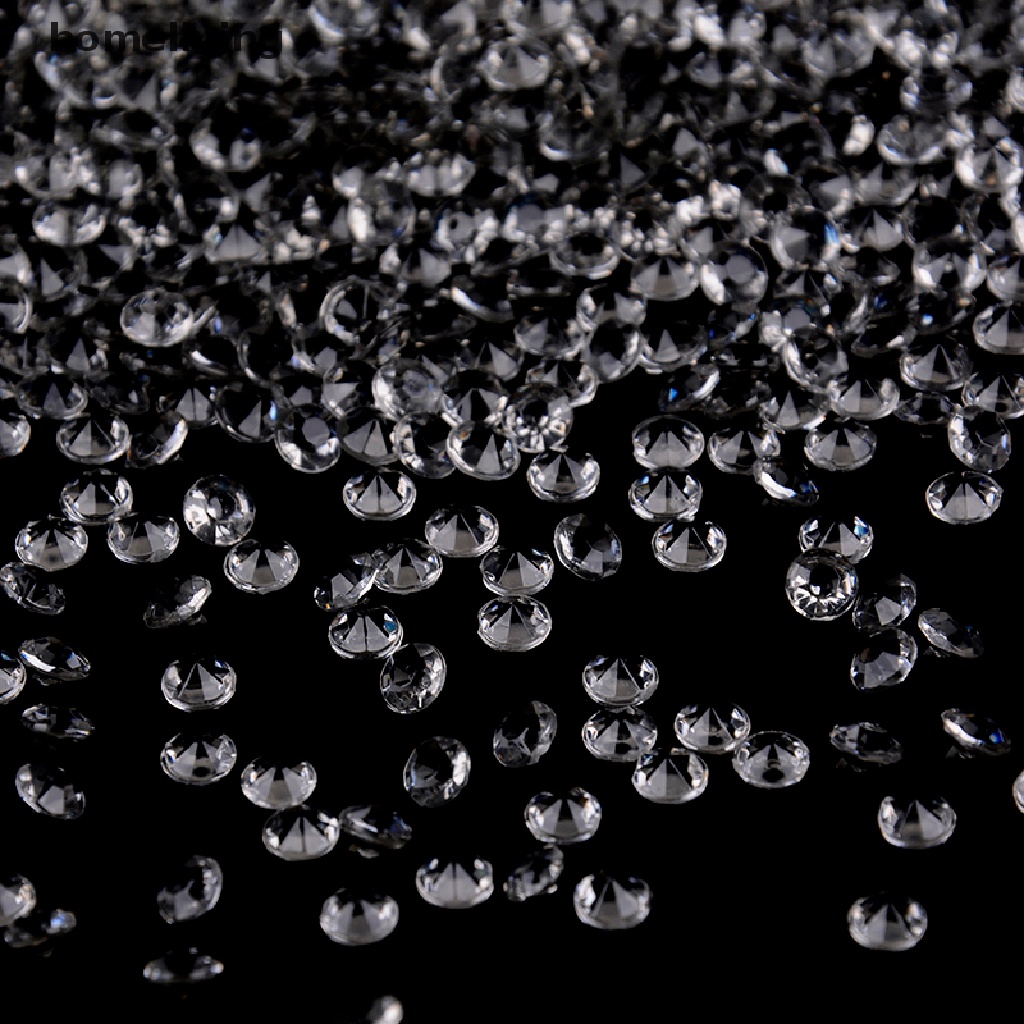 1000 Hạt Cườm Tinh Thể Kim Cương 4mm Trang Trí Bàn Tiệc Cưới
