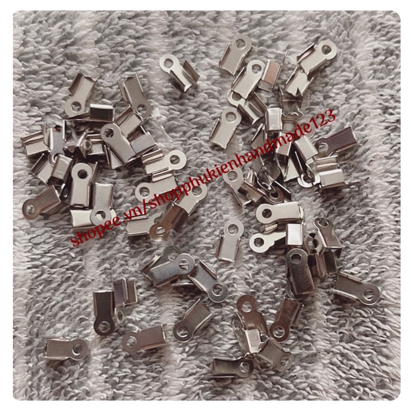 50 kẹp đầu dây xi bạc size 3x6mm