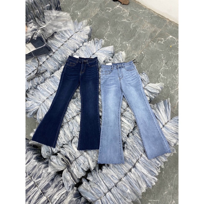 Quần Jean Ống Loe SOfM WEAR Dài Sang Chảnh Q441 Nội y xanh nội y xanh chất đẹp giá tốt