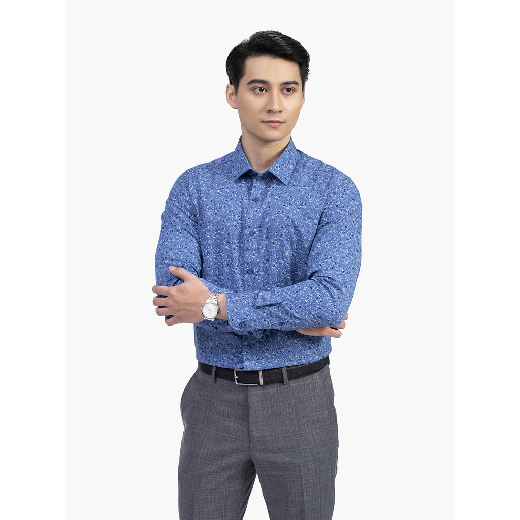 [MẪU MỚI] Áo sơ mi nam dài tay ARISTINO họa tiết độc đáo, lịch lãm, chất liệu Modal thấm hút tốt - ALS27101