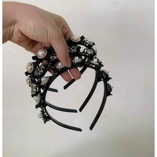 Bờm Tóc Cài Tóc Có Kẹp Giữ Tóc Tạo Độ Phồng Siêu Xinh, Xược Tóc Hot Tiktok Đính Ngọc Trai Nhân Tạo