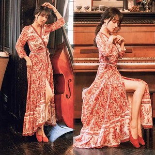 Váy Maxi Thổ Cẩm V03