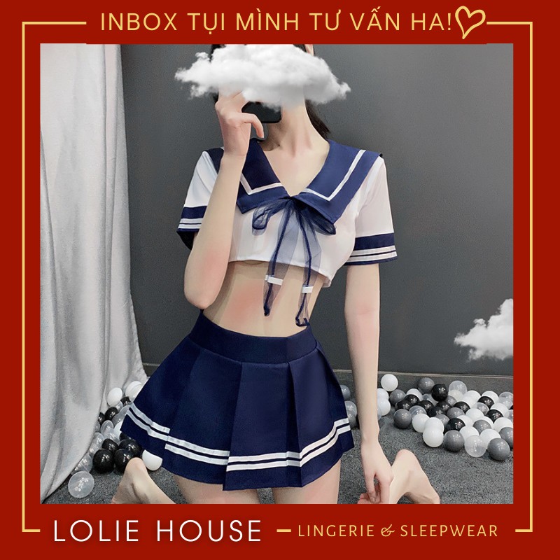 Đồ ngủ cosplay học sinh sexy Set váy ngủ cosplay nữ sinh gợi cảm anime LOLIE HOUSE - CP20