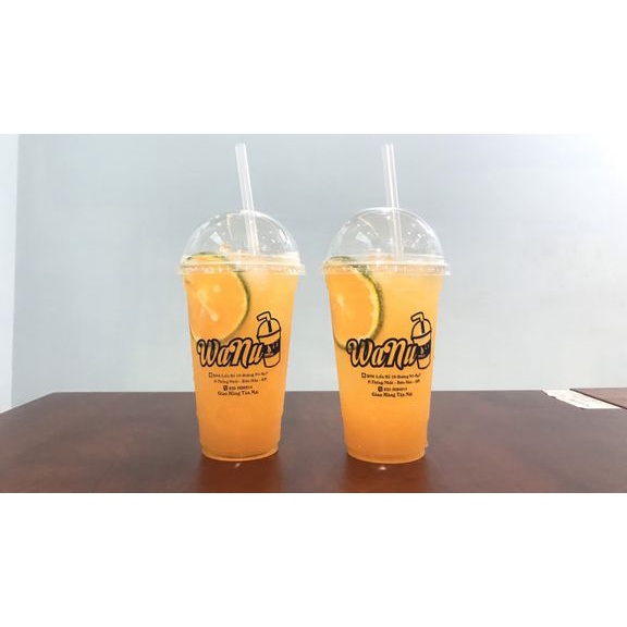 Ống Hút Nhựa Trong Suốt - Thẳng - Nhọn Phi 8, Ống Hút Sinh Tố, Nước Ép, Cafe..., Ống Hút Cao Cấp (1 bịch)