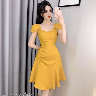 Đầm xoè thiết kế⚡Váy xoè hàng thiết kế siêu đẹp (Ảnh thật sản phẩm 100%)