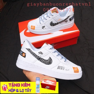 [ TẶNG HỘP + LỌ TẨY ] Giày Air force jus do it nam nữ