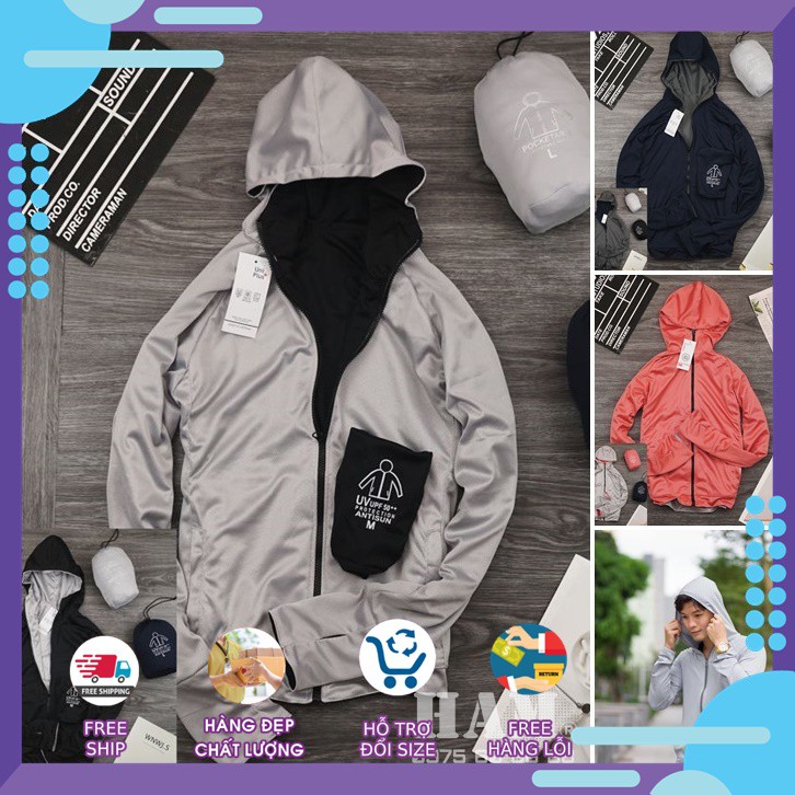 [Xả Kho 3 Ngày] Áo Chống Nắng 2 Mặt Cao Cấp,Hàng Chuẩn đẹp,Tiện Lợi,Thời Trang,Thấm Hút Mồ Hôi