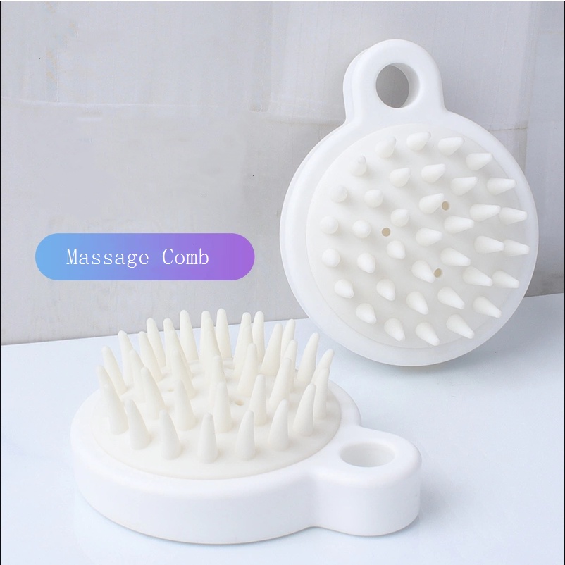 Lược Silicone Mát Xa Da Đầu Thoải Mái Khi Gội Đầu Kiểu Nhật Bản