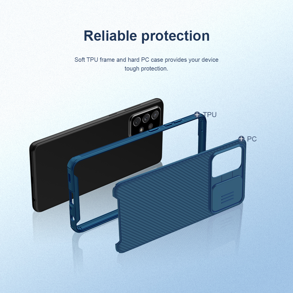 Ốp Điện Thoại Nillkin CamShield Pro Chất Liệu PC Cứng Có Nắp Trượt Bảo Vệ Camera Cho Samsung Galaxy A72 4G/5G