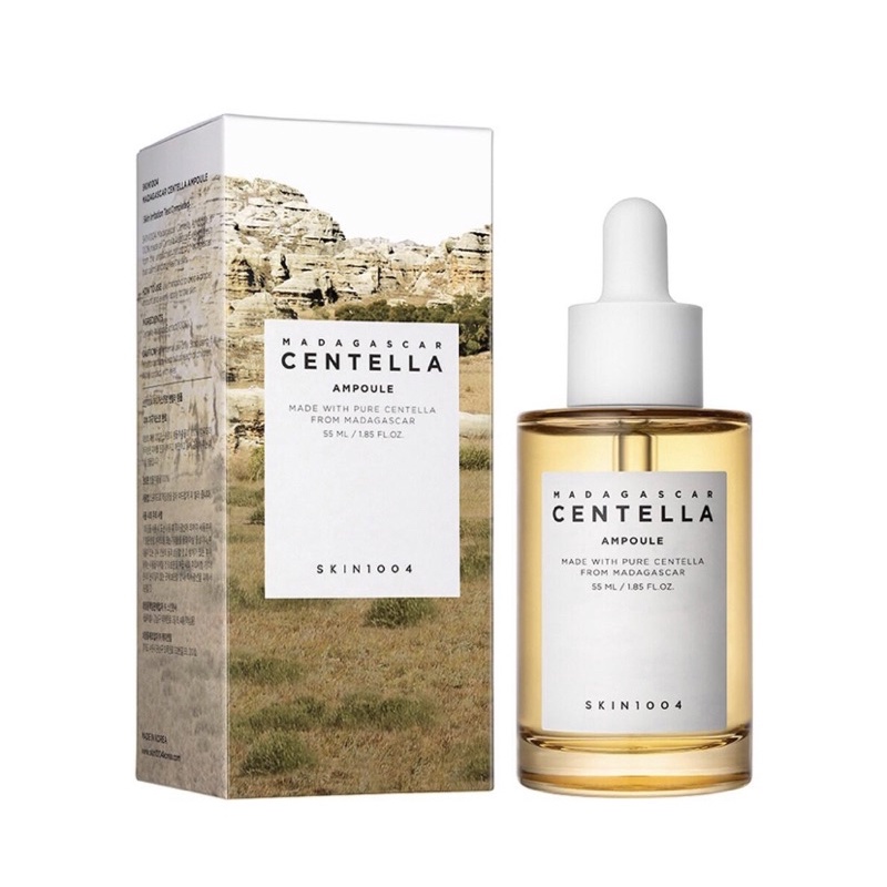 Serum Rau Má Hỗ Trợ Giảm Mụn,Cấp ẩm  Phục Hồi Da Skin1004 Madagascar Centella Ampoule