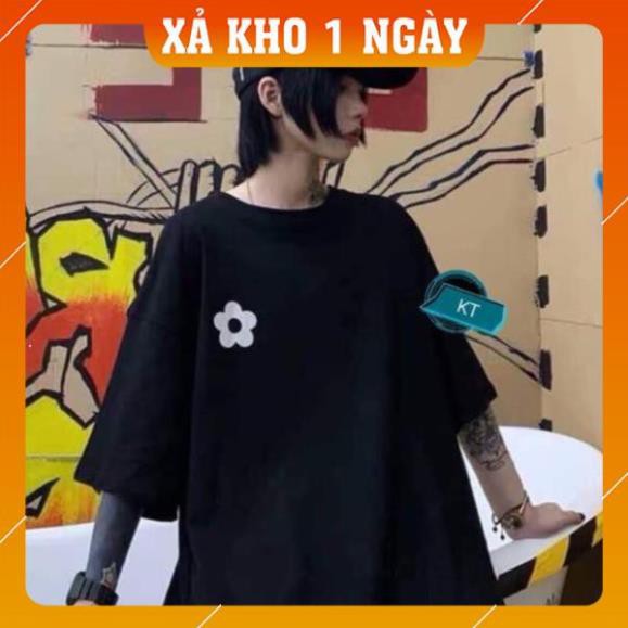 [Mã WARN20 giảm 20k đơn 150k] [HOT TREND] Áo Phông Tay Lỡ, Áo Phông Form Rộng, Áo Phông Hoa Cúc Phản Quang