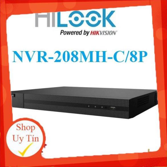 [Mã 154ELSALE2 giảm 7% đơn 300K] Đầu ghi hình camera IP 8 kênh HILOOK NVR-208MH-C/8P - Hàng chính hãng