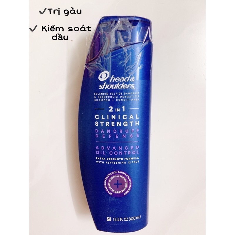 Dầu Gội Head & Shoulder Clinical Strength 400ml Của Mỹ