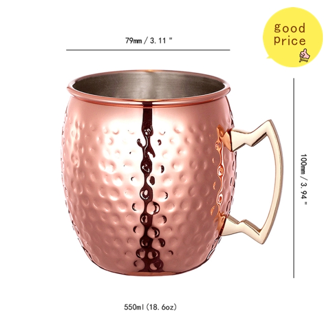 Cốc Nước Bằng Đồng Nguyên Chất 18 Oucece | BigBuy360 - bigbuy360.vn