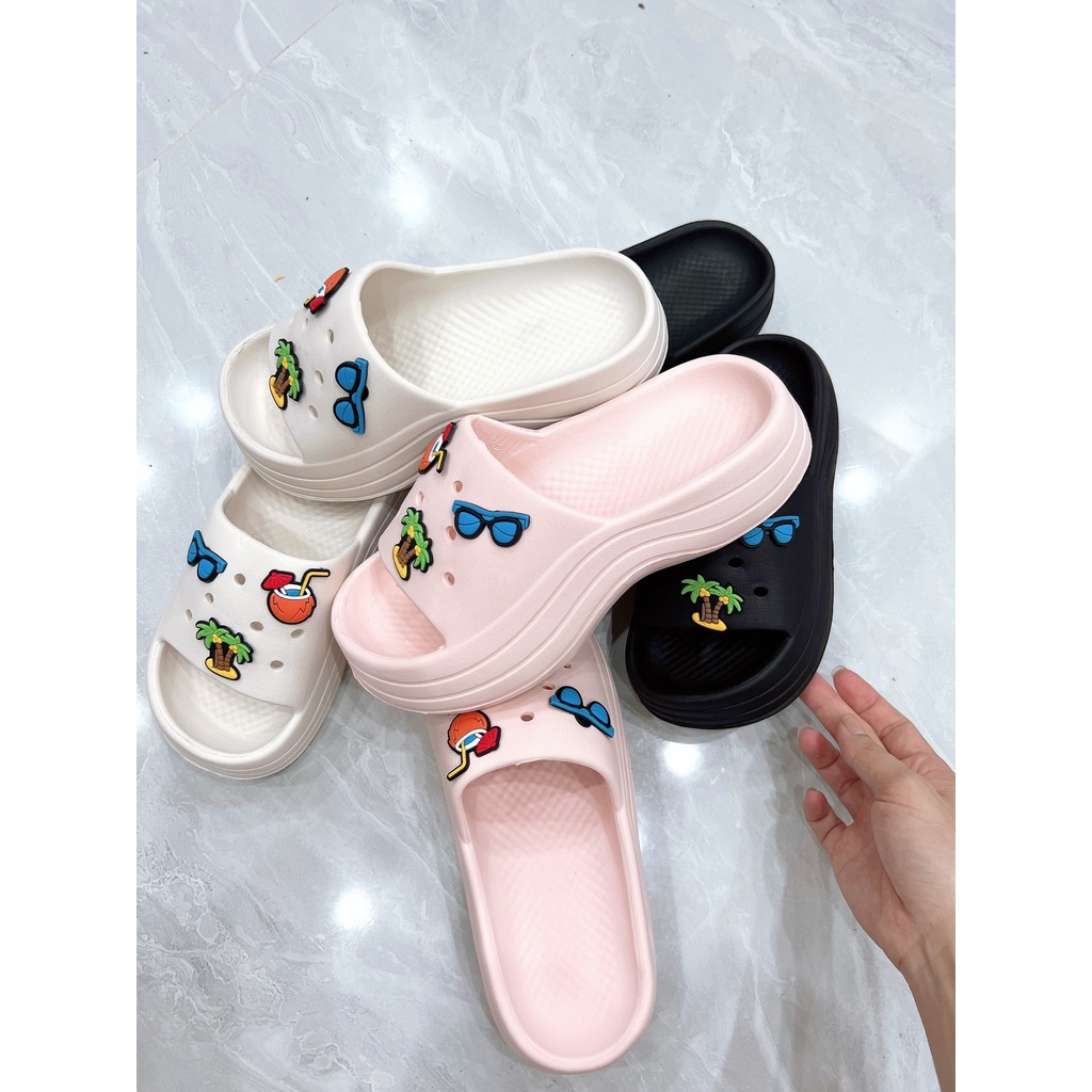 Dép 6cm Quả Dừa Xinh Xin