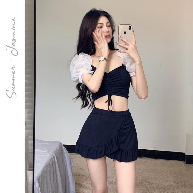 Bộ Đồ Bơi Thiết Kế Mới Quyến Rũ Thời Trang Theo Phong Cách Hàn Quốc Cho Nữ