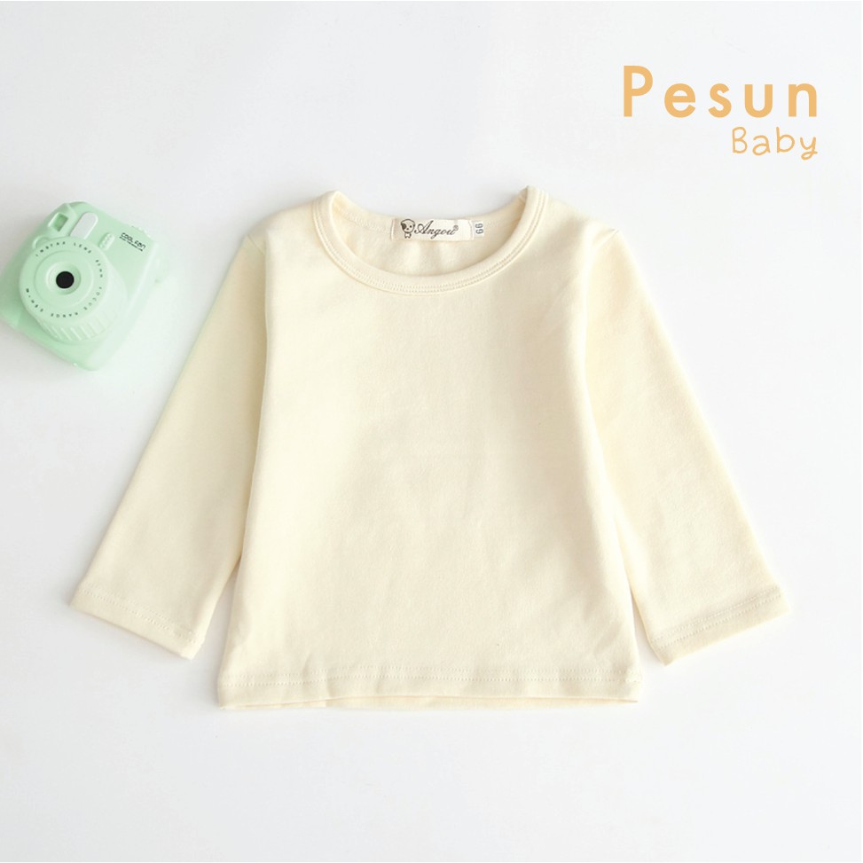 Áo thun dài tay Basic cho bé 0-2 tuổi có thể mặc kèm bên trong với các loại bodysuit hai quai