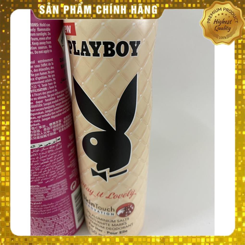 [HÀNG TỐT] Xịt khử mùi toàn thân Playboy cho Nam, Nữ cao cấp