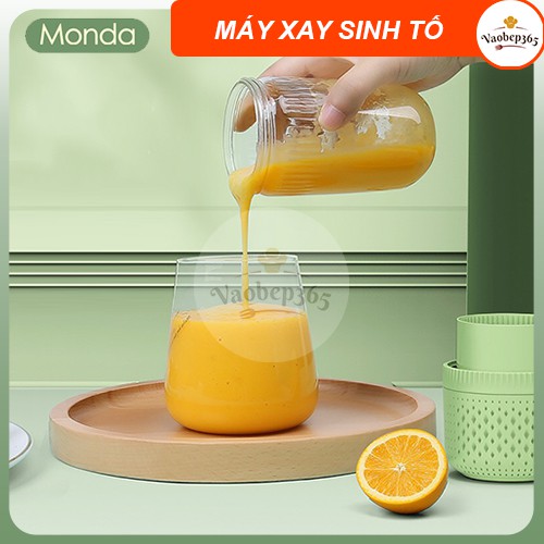 [CAM KẾT CHÍNH HÃNG] Máy xay sinh tố mini cầm tay Monda. Bảo hành 6 tháng 1 đổi 1