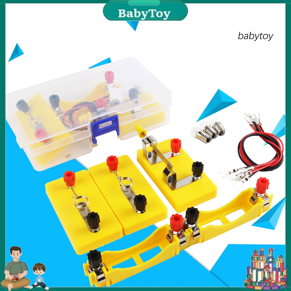 BA–Kids Circuit Toy Experimental Equipment Electricity Discovery School Lab Box