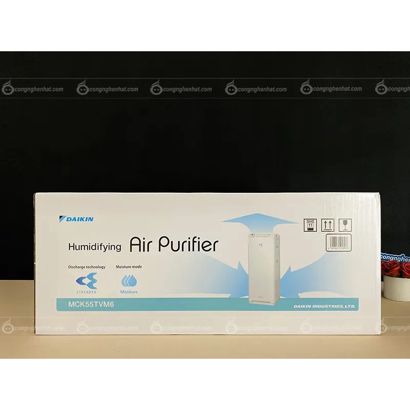 Máy lọc không khí tạo ẩm Daikin MCK55TVM6 Loại bỏ bụi mịn PM2.5 có remote - Hàng chính hãng - Bảo hành 12 tháng