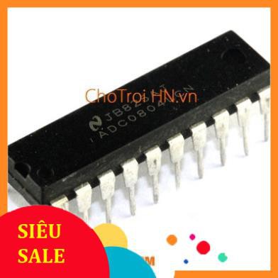 CHÍP ADC0804 8bit A/D DIP20