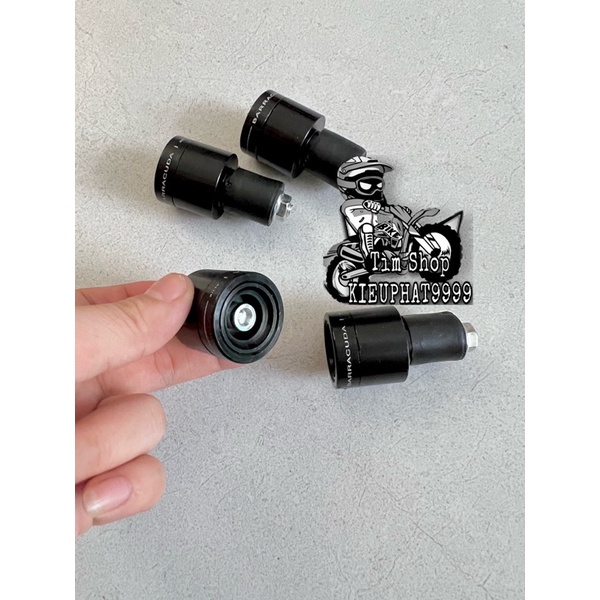 Gủ Tay Lái Đen Barracuda gắn tất cả dòng xe Máy