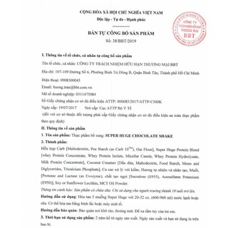 [Chính Hãng]  Super Huge Gain EVOGEN - MASS tăng cân đẳng cấp nhất