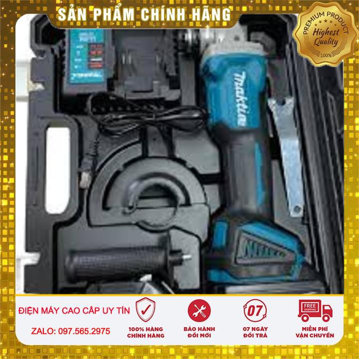 Máy mài góc dùng pin Makita 72v, tặng bộ lưỡi cưa xích cắt cây Chính hãng