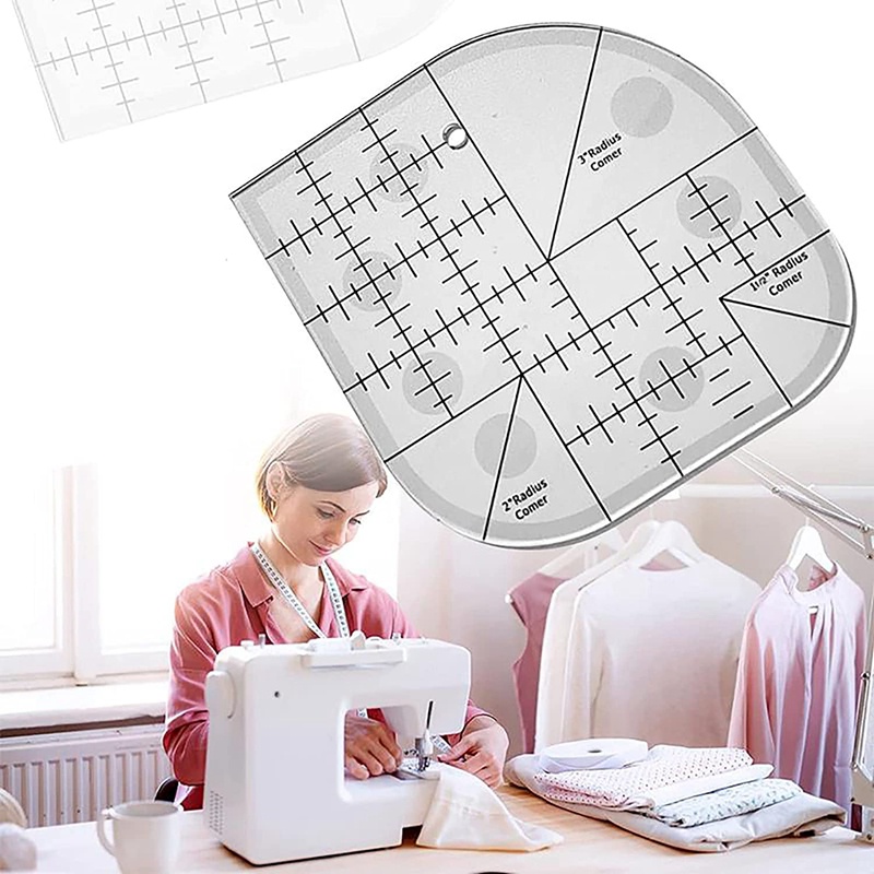 Máy cắt góc cong sáng tạo Thước cuộn , May vá Thước may Mẫu công cụ vá vá đồ dùng may vá