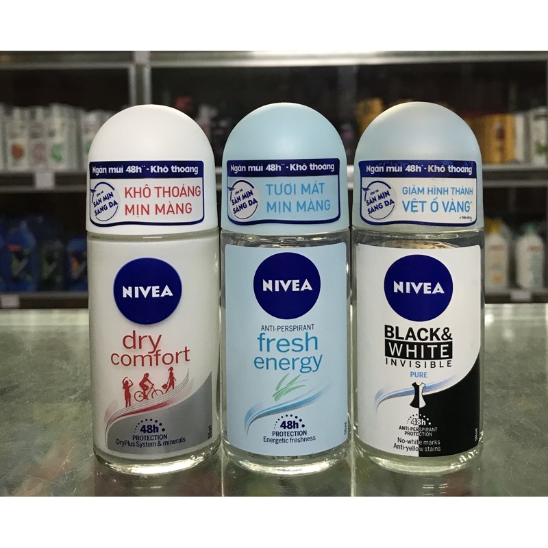 LĂN NGĂN MÙI NIVEA 50ml