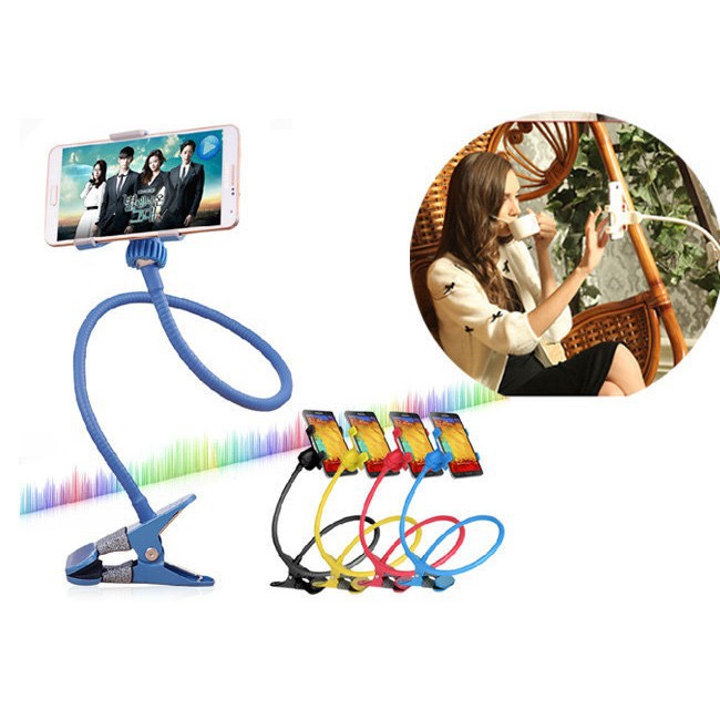 Giá Đỡ Kẹp Điện Thoại xoay 360 độ đế hợp kim nhôm gập gọn X68 - giá đỡ điện thoại xem phim selfie livestream xem phim | BigBuy360 - bigbuy360.vn