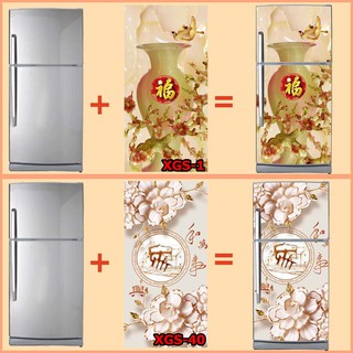 [FREESHIP] 🌫️Giấy dán tường tủ lạnh hoạ tiết 3D🌫️