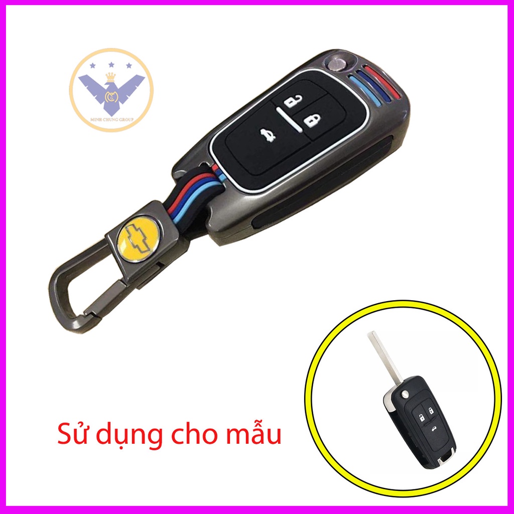 Ốp chìa khóa cao cấp Chevrolet Colorado, Cruze, Spark - kèm móc khóa