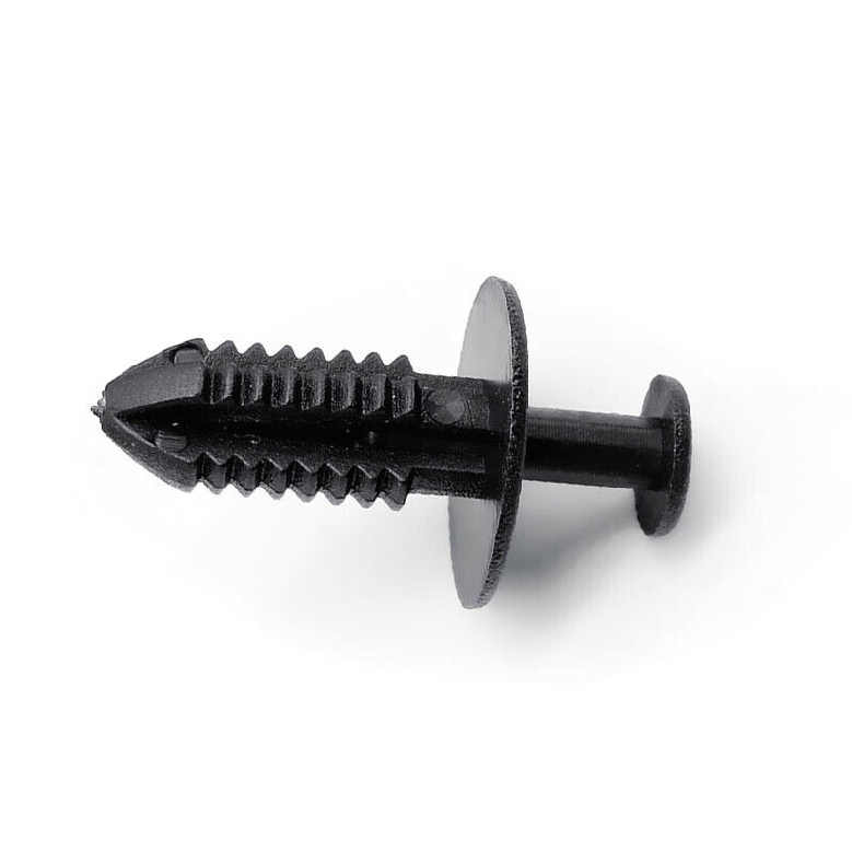 100x 7mm Plastic Rivets Fastener Clips Push Pin For Car Auto Fender Bumper