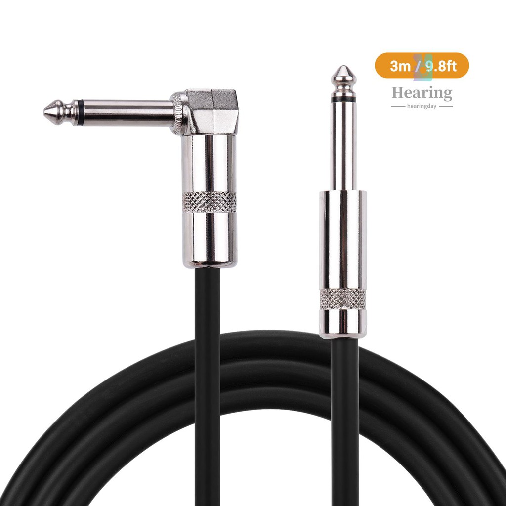 Dây cáp ASC-21 nối từ cắm jack guitar điện 1/4 Inch TS sang thiết bị loa 5m / 16.4ft