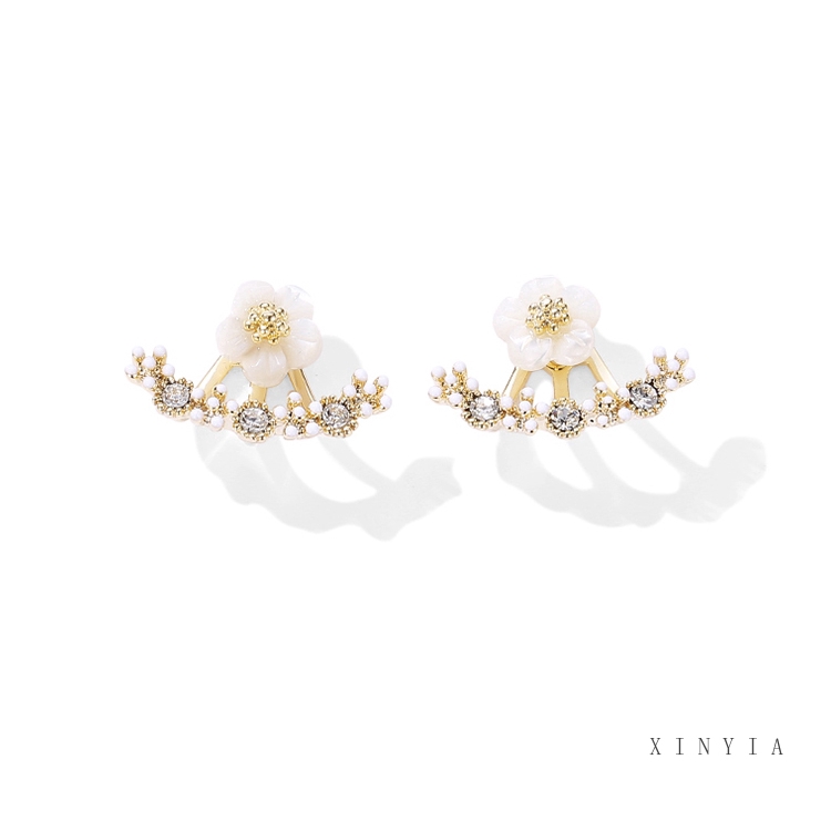 Khuyên Tai Nữ Hình Bông Hoa Thời Trang Hàn