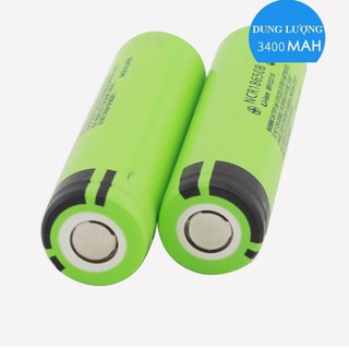 Pin sạc 3.7v 18650 3400mAh Panasonic Cho Box Sạc Dự Phòng, Đèn Pin - 1 viên