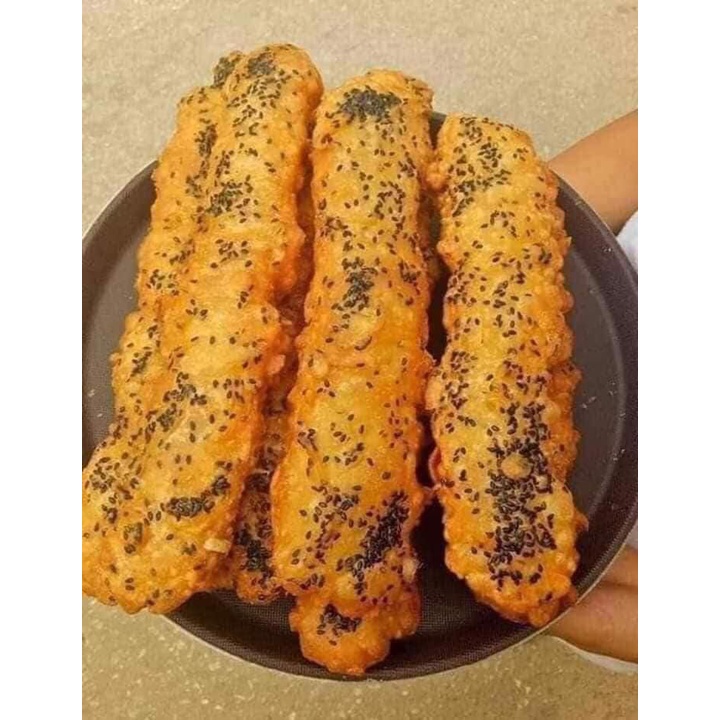 Bột Chiên Bánh Chuối Pha Sẵn Trộn Vừng Đen Loại 1kg Đặc Biệt