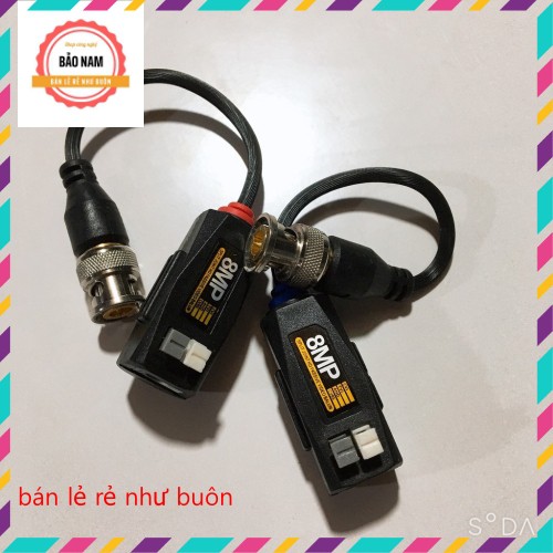 Camera Balun HD CVI, TVI, AHD, CVBS tương thích 720p/960p/1080p/3mp/4mp/5mp/8mp