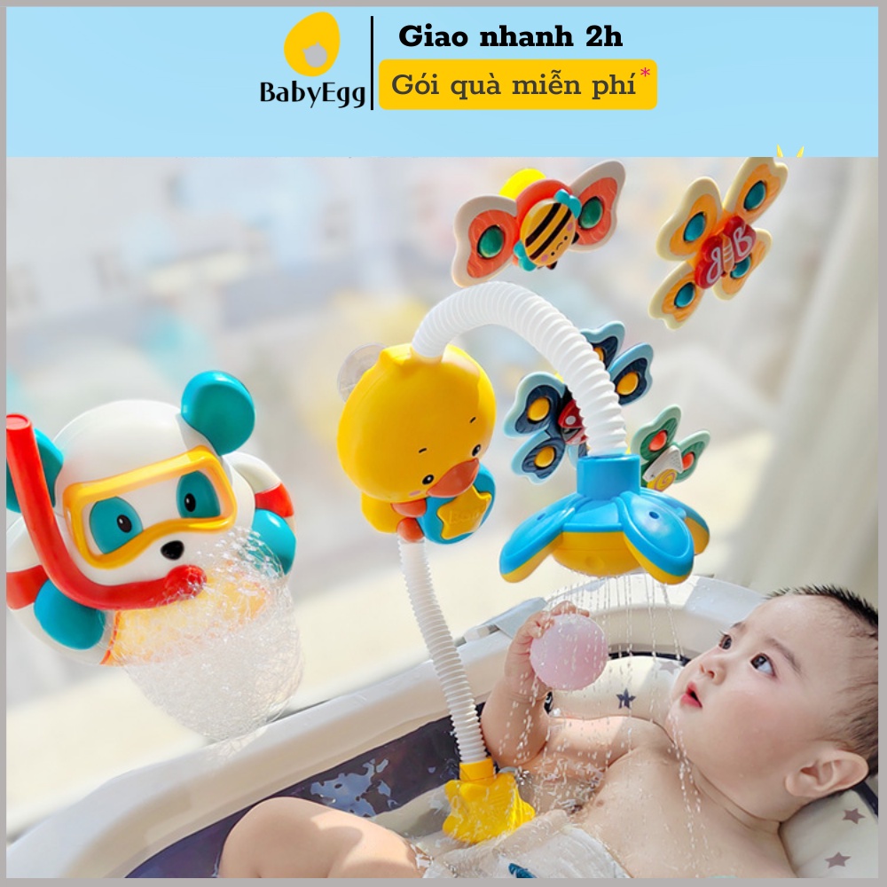 TỔNG HỢP Đồ chơi nhà tắm vòi sen tắm tự động cho bé cua ếch voi tạo bọt thả chậu bồn cho trẻ em bé trai 1 2 3 4 5 6 tuổi