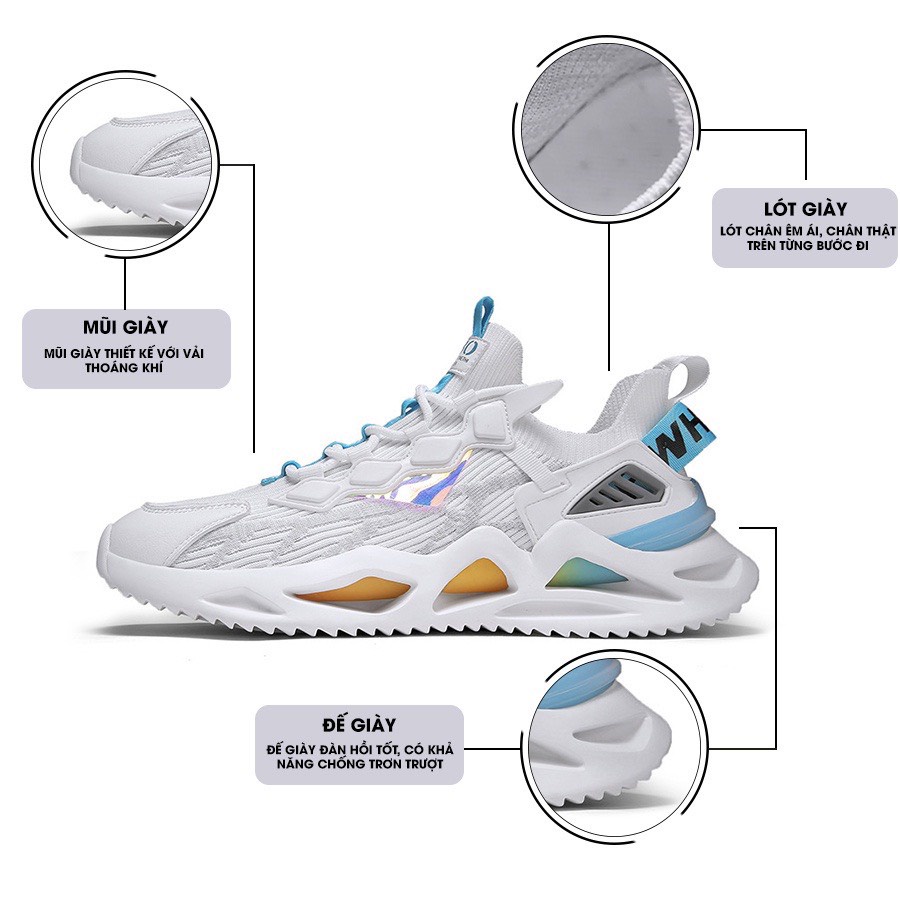 Giày nam sneaker thể thao siêu thoáng khí 730 phong cách mới ( 2 mầu )