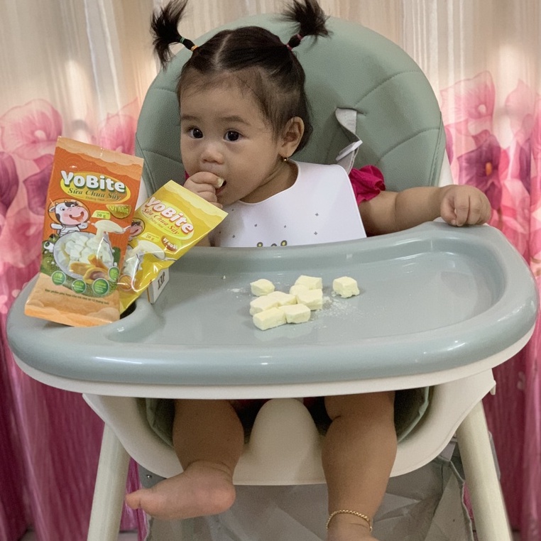 Sữa chua sấy Yobite vị Đào 20gr Hỗ trợ tiêu hóa, tăng sức đề kháng cho bé-Yobite
