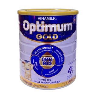 SỮA BỘT VINAMILK OPTIMUM GOLD 4 1.45KG (MẪU MỚI HMO)