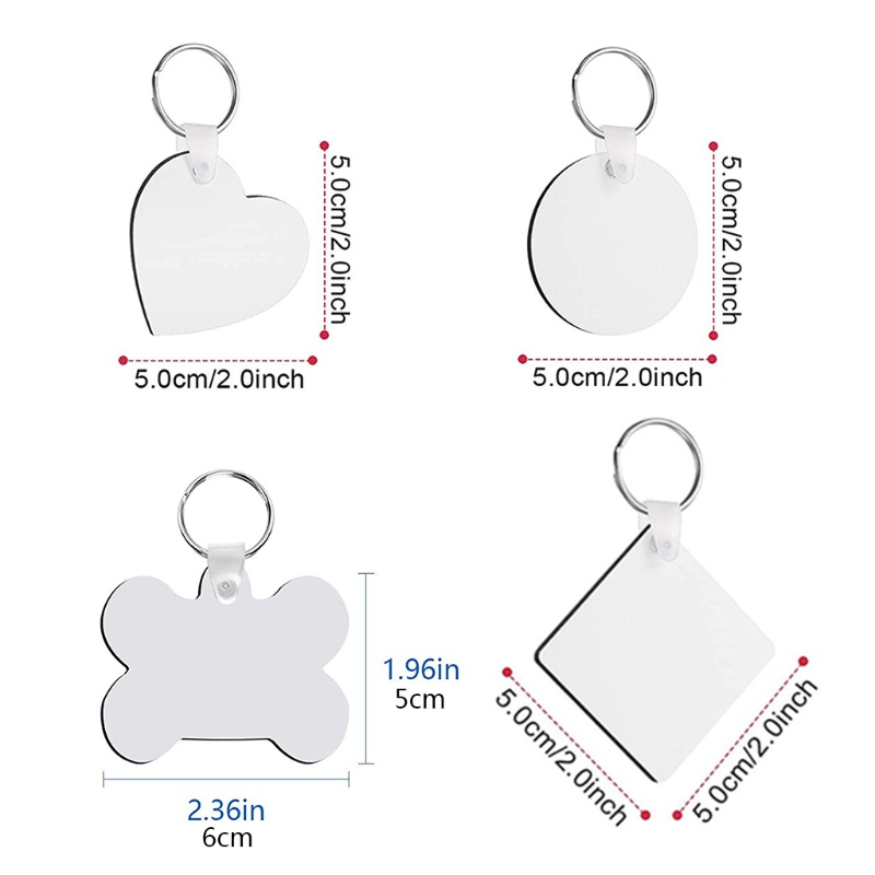 Bộ 32 Móc Khóa Chuyển Nhiệt Hai Mặt Mojito Kèm Móc Khóa