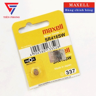 Pin đồng hồ maxell sr416sw 337 sr416 chính hãng